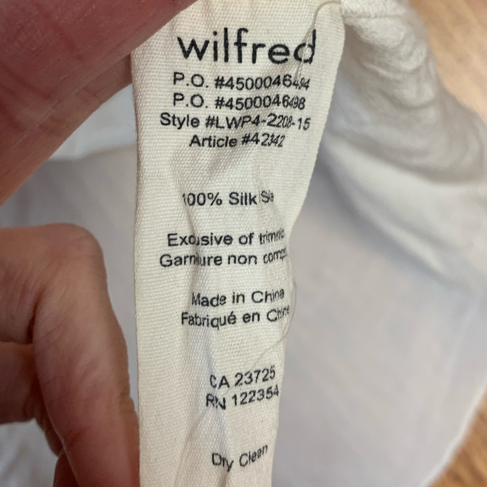 Aritzia Wilfred 100% Silk Cami - Picture 2 of 3